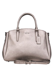 Current Boutique-Coach - Metallic Gold Satchel