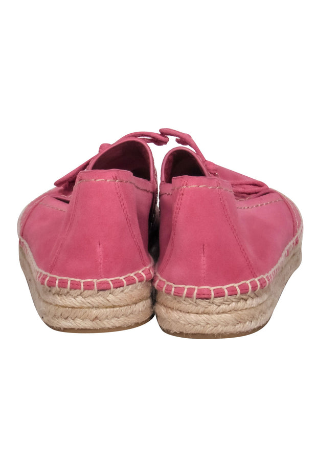 Current Boutique-Coach - Pink Suede Espadrilles Sz 7.5