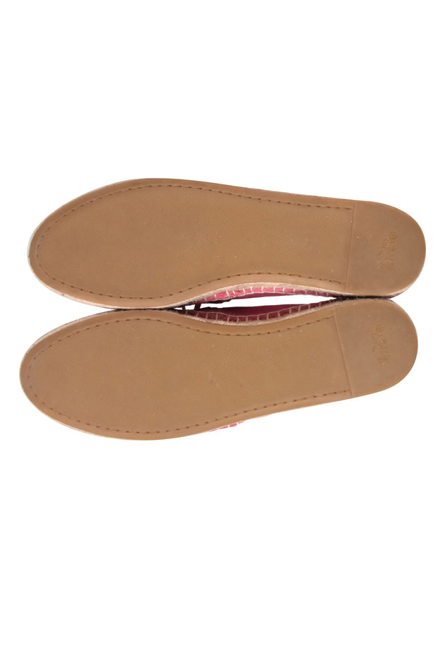 Current Boutique-Coach - Pink Suede Espadrilles Sz 7.5