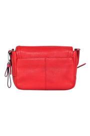 Current Boutique-Coach - Tomato Red Pebbled Leather Crossbody