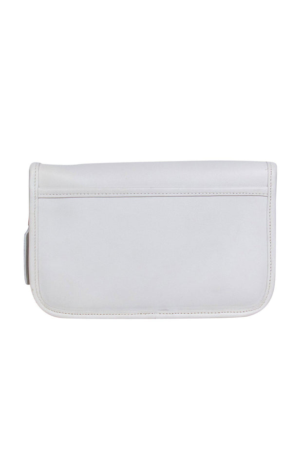 Current Boutique-Coach - White Leather Flap Crossbody