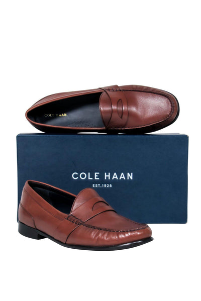 Current Boutique-Cole Haan - Brown Leather "Laurel" Loafers Sz 10.5