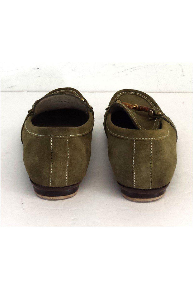 Current Boutique-Cole Haan - Olive Suede Loafers Sz 6.5