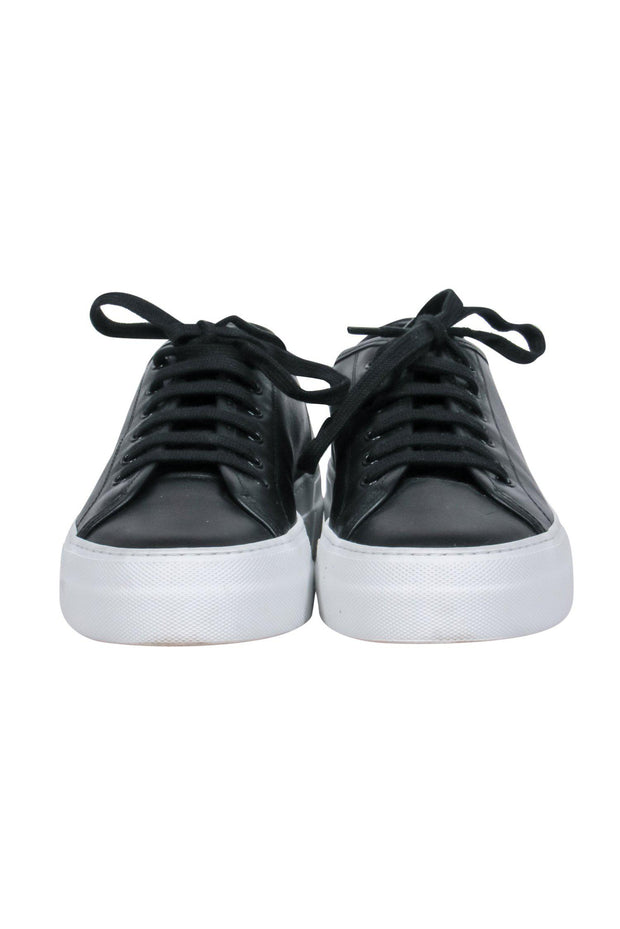 Current Boutique-Common Projects - Black Lace-Up Platform "Tournament" Sneakers Sz 5