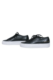 Current Boutique-Common Projects - Black Lace-Up Platform "Tournament" Sneakers Sz 5