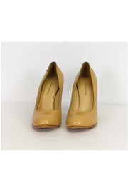 Current Boutique-Costume National - Tan Leather Pumps Sz 9.5