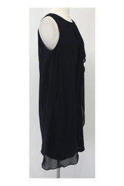 Current Boutique-Cynthia Steffe - Black Embellished Sheath Dress Sz 8