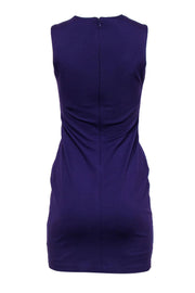 Current Boutique-Cynthia Steffe - Purple Sleeveless Sheath Dress w/ Jeweled Design Sz 0