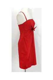 Current Boutique-Cynthia Steffe - Red Cotton Blend Dress Sz 2