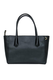 Current Boutique-Dagne Dover - Black Large Textured Leather Tote Bag