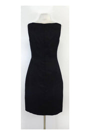 Current Boutique-David Meister - Black Textured Sleeveless Dress Sz 6