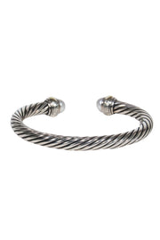 Current Boutique-David Yurman - Cable Classic w/Pearls & 14k Yellow Gold Bracelet