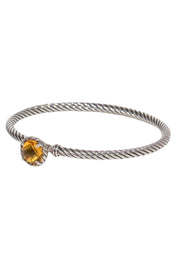 Current Boutique-David Yurman - "Petite Chatelaine" Bracelet in Sterling Silver w/ Citrine