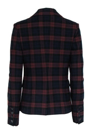 Current Boutique-Derek Lam 10 Crosby - Ruby Blackwatch Double Button Blazer Sz 4