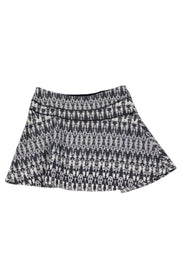 Current Boutique-Derek Lam 10 Crosby - White & Blue Tweed Skirt Sz 6