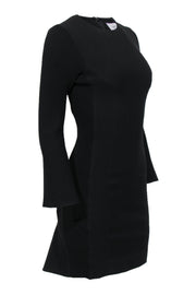 Current Boutique-Derek Lam - Black Bell Sleeve Dress w/ Ribbed Knit Accents Sz 0