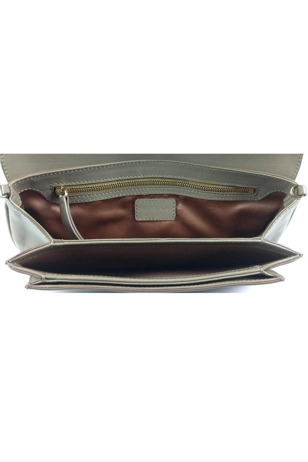 Current Boutique-Derek Lam - Taupe Leather Clutch