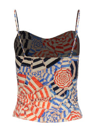 Current Boutique-Diane von Furstenberg - Beach Umbrella Printed Silk Camisole Sz XS