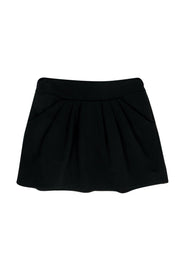 Current Boutique-Diane von Furstenberg - Black Pleated Miniskirt Sz 2