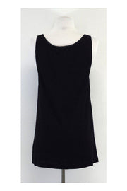 Current Boutique-Diane von Furstenberg - Black Ruffle Tank Top Sz M