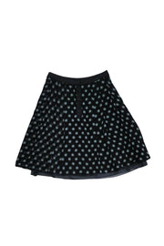 Current Boutique-Diane von Furstenberg - Black Silk Star Skirt Sz 2