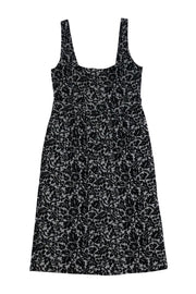 Current Boutique-Diane von Furstenberg - Black & Silver Silhouette Dress Sz 4