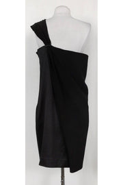 Current Boutique-Diane von Furstenberg - Black Valletta Silk Dress Sz 12