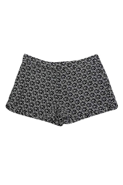 Current Boutique-Diane von Furstenberg - Black & White Patterned Shorts Sz 4