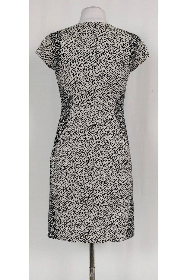 Current Boutique-Diane von Furstenberg - Black & White Printed Dress Sz 4