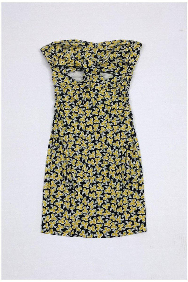 Current Boutique-Diane von Furstenberg - Black & Yellow Dress Sz XS