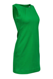 Current Boutique-Diane von Furstenberg - Bright Kelly Green Textured Sheath Dress Sz 2