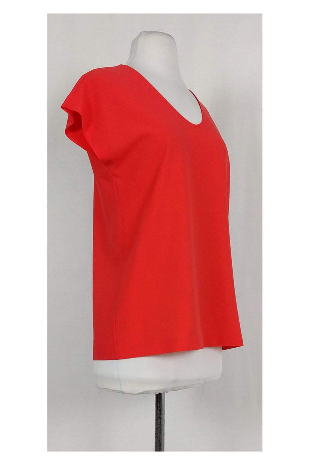 Current Boutique-Diane von Furstenberg - Bright Orange Blouse Sz P