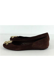 Current Boutique-Diane von Furstenberg - Brown Suede Flats Sz 6.5