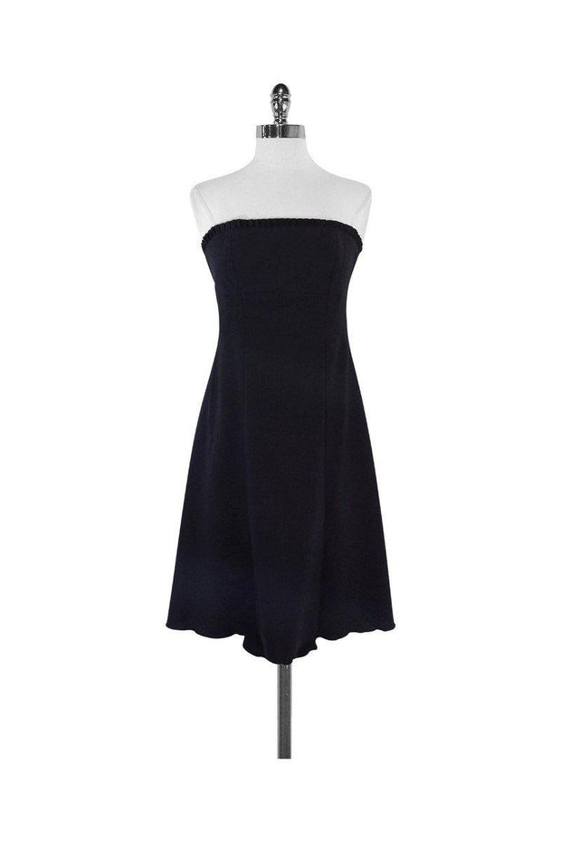 Current Boutique-Diane von Furstenberg - Charcoal Strapless Dress Sz 8