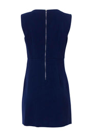 Current Boutique-Diane von Furstenberg - Deep Purple V-Neck A-Line Dress Sz 10