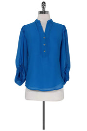 Current Boutique-Diane von Furstenberg - Electric Blue Syrah Top Sz 2