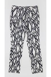 Current Boutique-Diane von Furstenberg - Genesis White & Navy Pants Sz 2