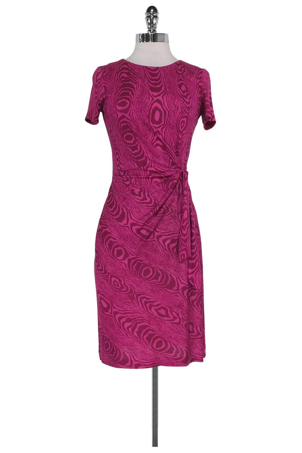 Current Boutique-Diane von Furstenberg - Pink Printed Zoe Dress Sz 2