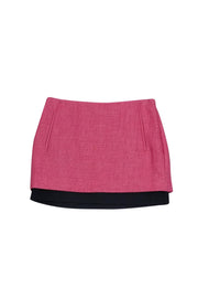 Current Boutique-Diane von Furstenberg - Pink Woven Skirt Sz 2