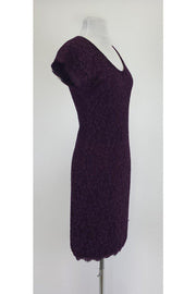 Current Boutique-Diane von Furstenberg - Purple Lace Dress Sz 2