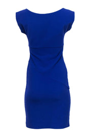 Current Boutique-Diane von Furstenberg - Purple Ruched Side Sheath Dress Sz 4