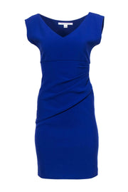 Current Boutique-Diane von Furstenberg - Purple Ruched Side Sheath Dress Sz 4