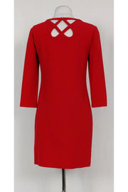 Current Boutique-Diane von Furstenberg - Red Dress w/ Cut Out Sz 2