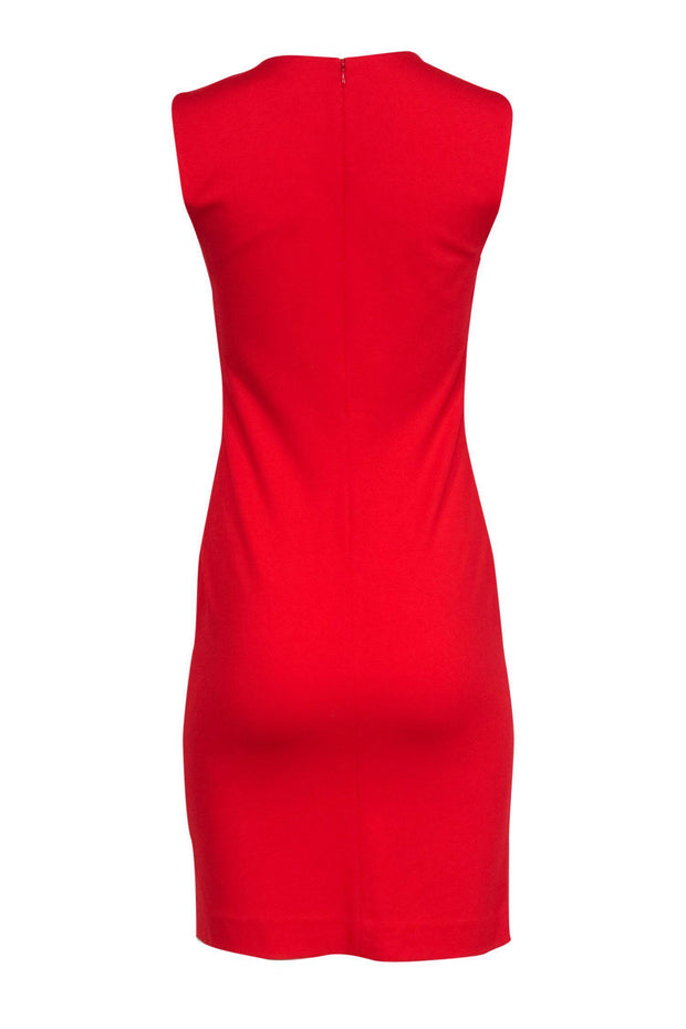 Current Boutique-Diane von Furstenberg - Red Sheath Dress w/ Cutouts Sz 4