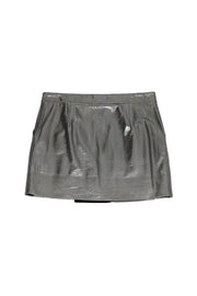 Current Boutique-Diane von Furstenberg - Silver Metallic Melissa Skirt Sz 4