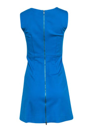 Current Boutique-Diane von Furstenberg - Teal Sleeveless Sheath Dress w/ Pockets Sz 0