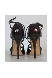 Current Boutique-Diane von Furstenberg - Tortoise Patent Leather Pumps Sz 9