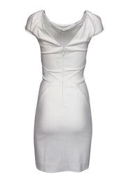 Current Boutique-Diane von Furstenberg - White Bodycon Dress Sz 4