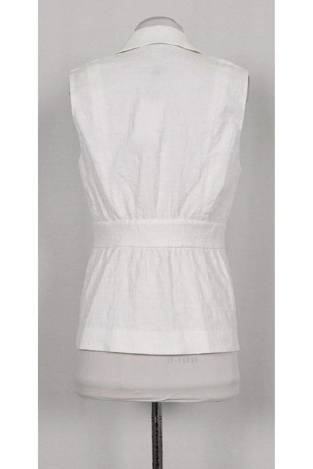 Current Boutique-Diane von Furstenberg - White Gavyn Vest Sz 4