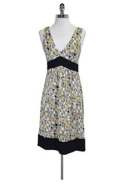 Current Boutique-Diane von Furstenberg - Yellow & Black Tank Dress Sz 0